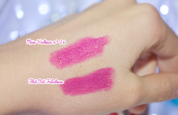 Flat out Fabulous e nº 26 Mais Vaidosa